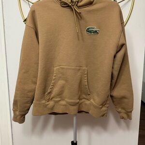 Lacoste Brown Big Gator Hoodie